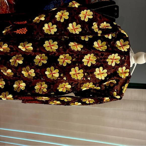 VTG African Nigeria Dashiki Kaftan Top Shirt and Pant Men & Womens Lace - Picture 4 of 9